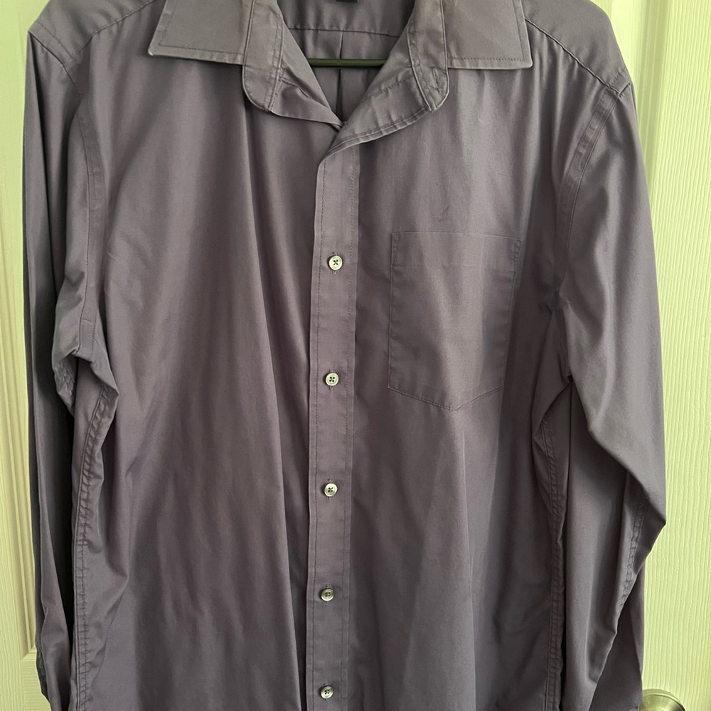 George Mens Long Sleeve dress shirt medium